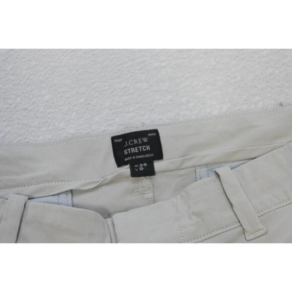 J Crew Golf Shorts Athletic Performance Stretch Gray Flat 9" INS Mens Sz 35 - Picture 3 of 4